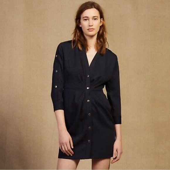 SANDRO Paris Karmelia Dress size 34 - Picture 1 of 13
